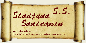Slađana Saničanin vizit kartica